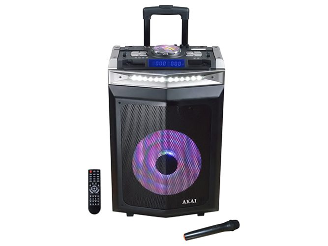 Портативная акустическая система Akai, DJ-6112BT