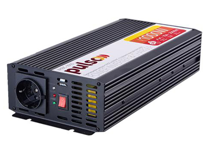Преобразователь напряжения/Зарядное устройство PULSO IMBC-1010 1000Вт (12V–220V, мод. синус)