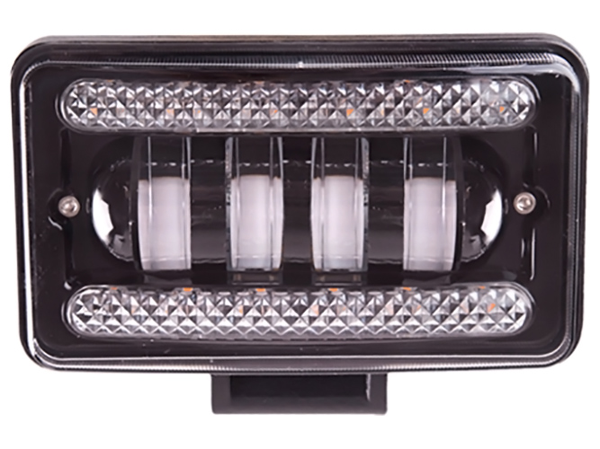 Фара робочого світла + DRL LP-7716 HI+LOW (150*90x70) 9-36V/40W/6000K
