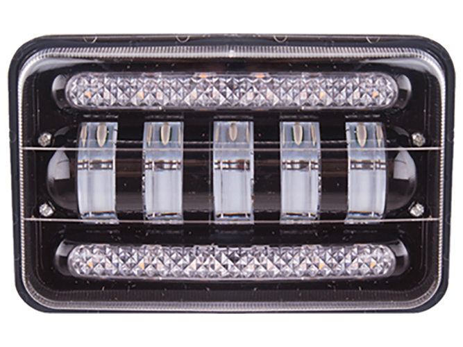 Фара робочого світла + DRL LP-7717 HI+LOW (170x110x80) 9-36V/50W/6000K