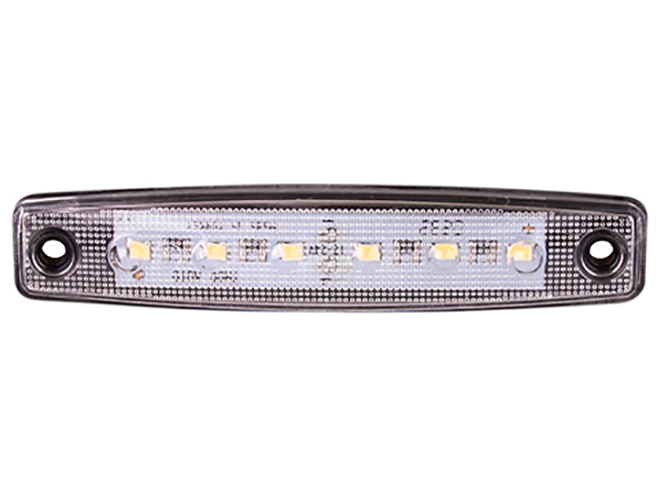 Повторитель габарита (палец) 6 LED 12, 24V белый (TH-610-white)