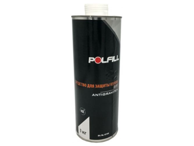 Антигравий под пистолет Polfill 200, белый, 1кг, 43149