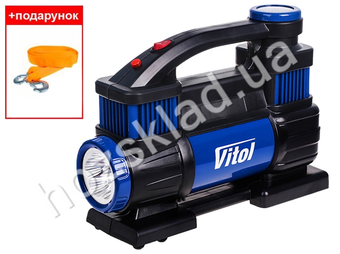Компресор ViTOL K-70 + Трос буксир ТР-250-4-1
