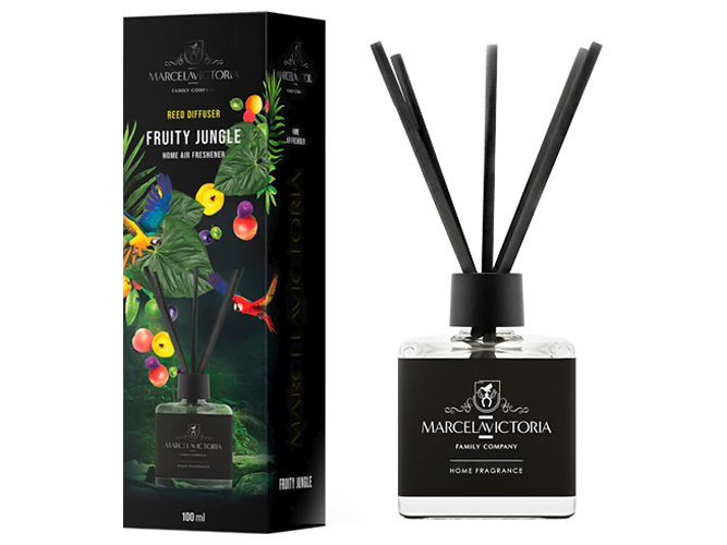 Ароматизатор жидкий для дома/офиса Tasotti Reed diffuser, Fruity Jungle, 100мл