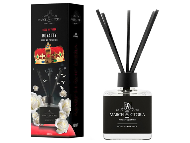 Ароматизатор жидкий для дома/офиса Tasotti Reed diffuser, Royalty, 100мл