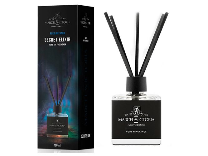 Рідкий ароматизатор для дому/офісу Tasotti Reed diffuser Secret Elixir, 100мл