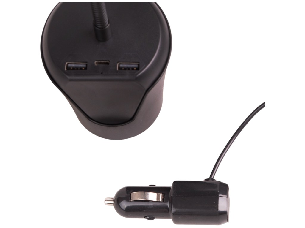 Зарядний пристрій бездротовий BX8, автомобільний, пластик, ABS, 6,2×23см, колір чорний