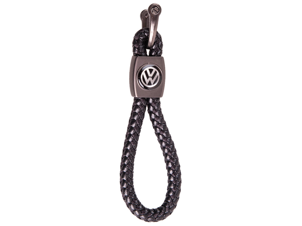 Брелок кожзам плетеный со скобой CN VOLKSWAGEN
