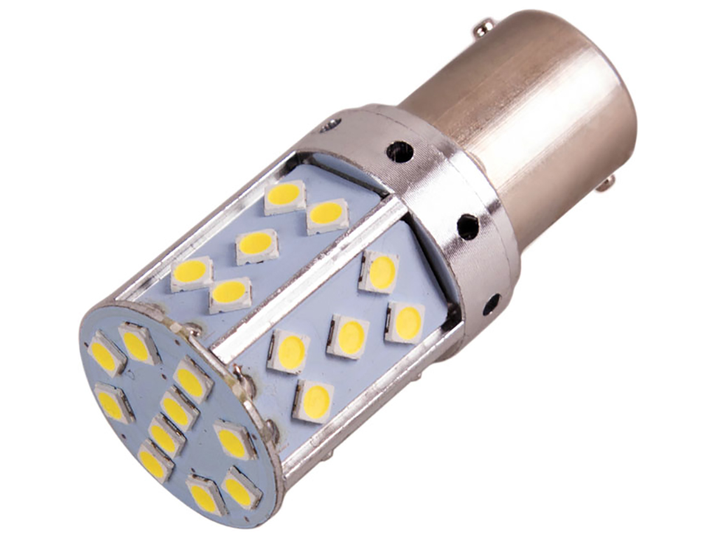 Лампа диодная S25 1156-3030-35SMD 1 контакта 10702