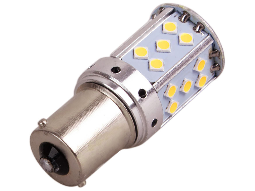 Лампа диодная S25 1156-3030-35SMD 1 контакта 10702