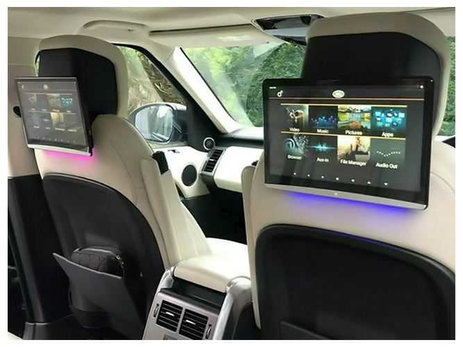 Монітор на підголівник 31,5см, 1920x1080, Android 10, 3Gb+16Gb