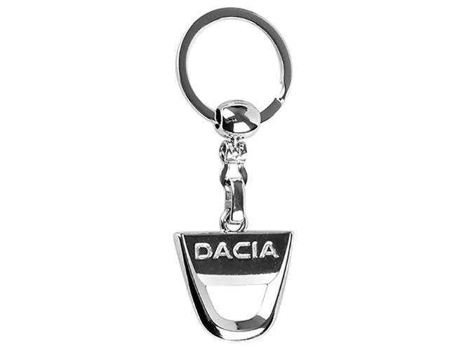 Брелок металевий Dacia