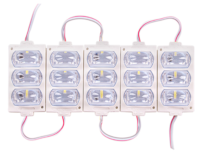 Лента Модуль 3LED 7338-2835, белый, 12V (цена за 5 модулей в ленте)