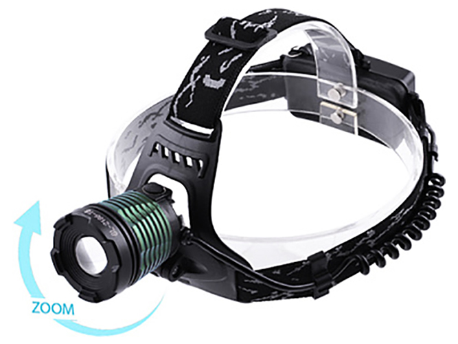 Ліхтар налобний Police BL-2188-T6, ЗУ 220V/12V, 2х18650, zoom, Box