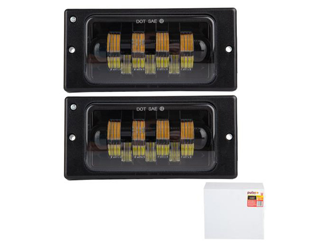 Фары дополнительные модель LADA 2110-14, 7LED-3000K, 6000K (LD-519 L4-W/Y-LED)