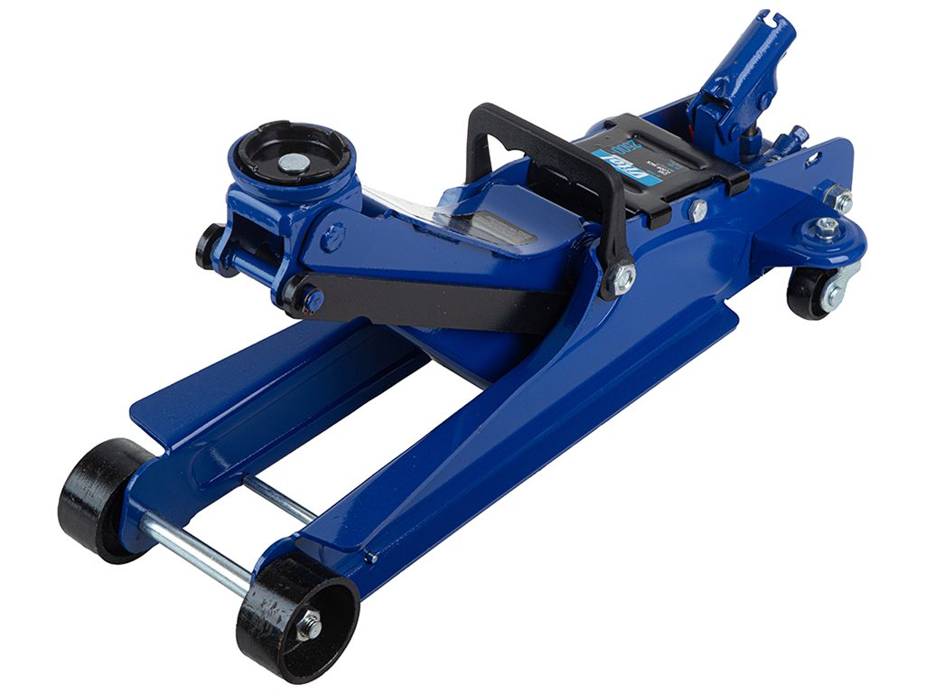 Домкрат гідравл.підк. 2,5т, 85-385мм, з низьким підкатом, 14,5кг (DP-25385)