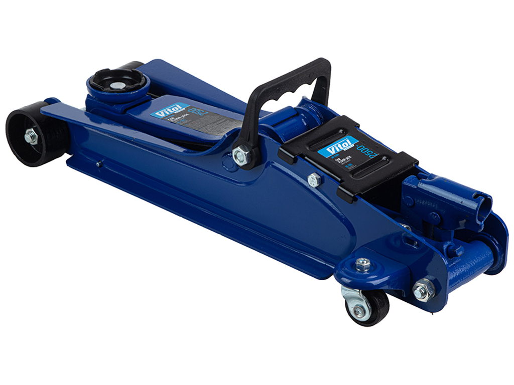 Домкрат гідравл.підк. 2,5т, 85-385мм, з низьким підкатом, 14,5кг (DP-25385)