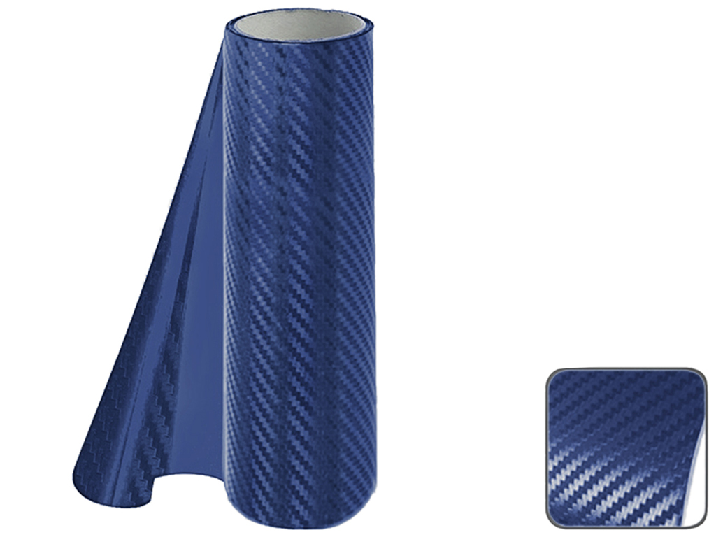 Декоративна плівка 1,52х30м, Carbon GE-10, синя