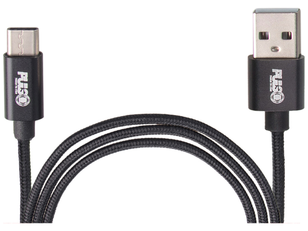 Кабель VOIN USB - Type C 3А, 2м, black (быстрая зарядка/передача данных), CC-1802C BK