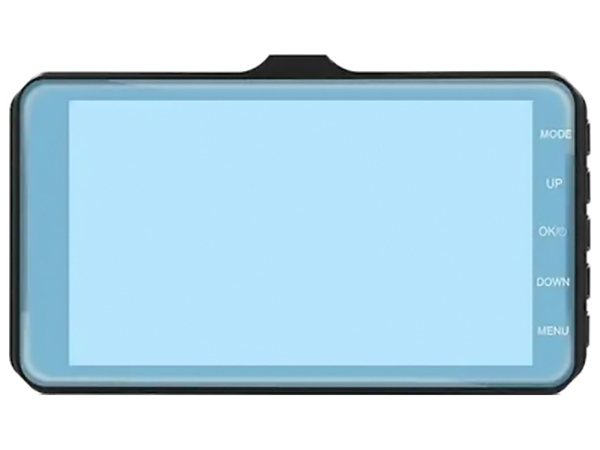 Автомобільний відеореєстратор T709, TOUCH SCREEN, метал, 2 камери, 1296P Full HD