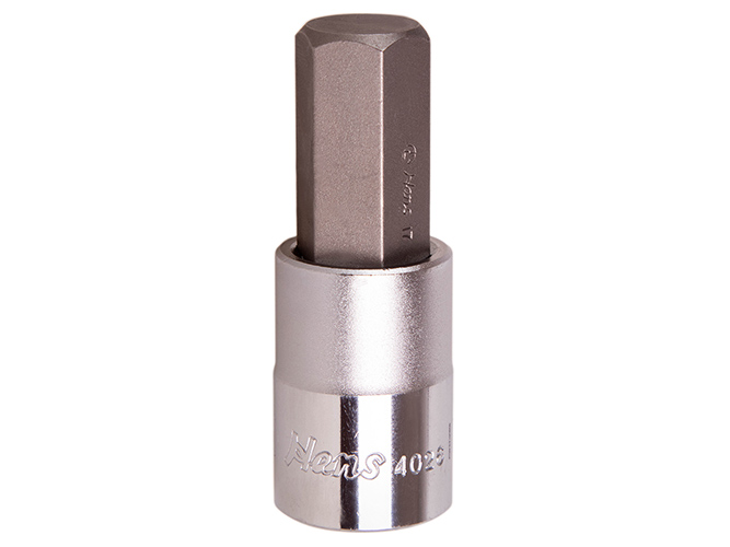 Головка с битой шестигранной HANS, 19мм, 1/2" L=7см (4026M19)