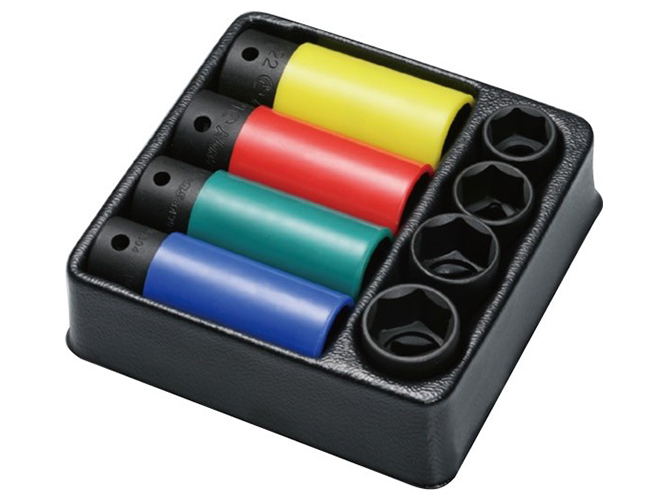 Набор торцевых головок ударных HANS, 1/2" в ложементе (цена за набор 8 предметов) TT-53