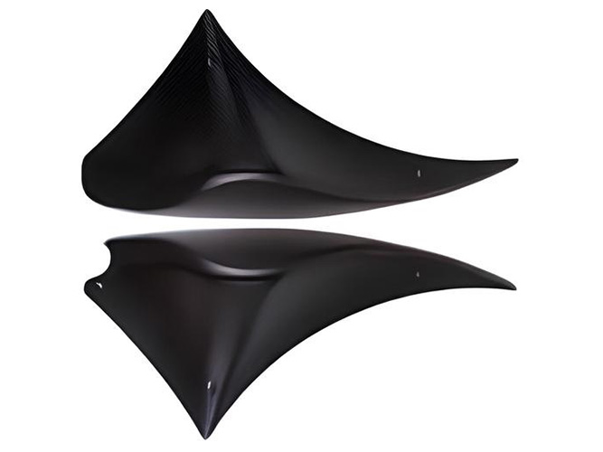 Комплект накладок бака чорний для електроскутера Chopper r804-m3