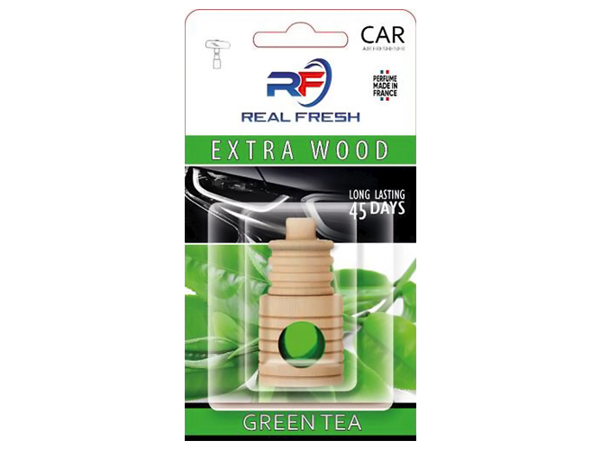 Освежитель воздуха жидкий Real Fresh Extra Wood, Green Tea, 5мл