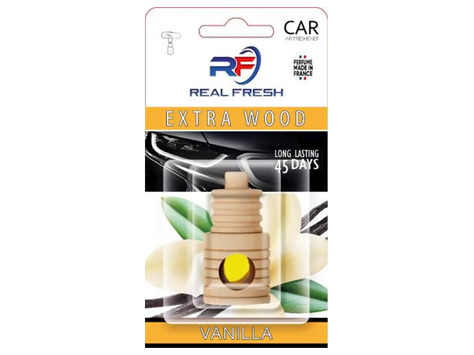 Освежитель воздуха жидкий Real Fresh Extra Wood, Vanilla, 5мл