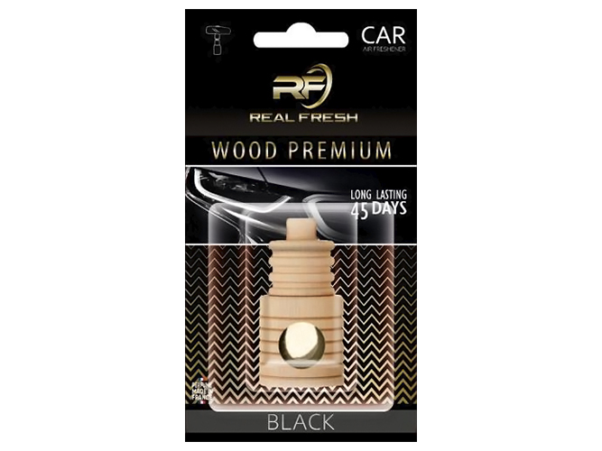 Освіжувач повітря рідкий Fresh Wood Premium чорний, 5мл