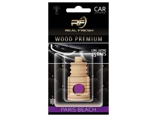Освежитель воздуха жидкий Real Fresh Wood Premium, Paris Beach, 5мл