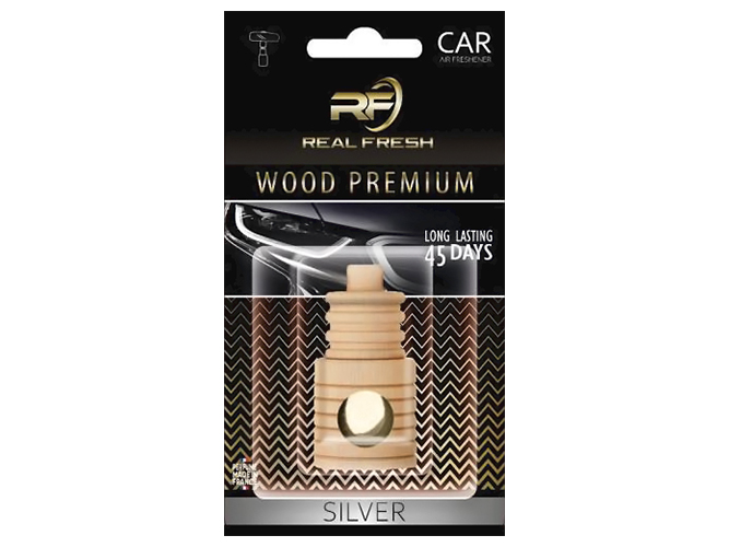 Освежитель воздуха жидкий Real Fresh Wood Premium, Silver, 5мл