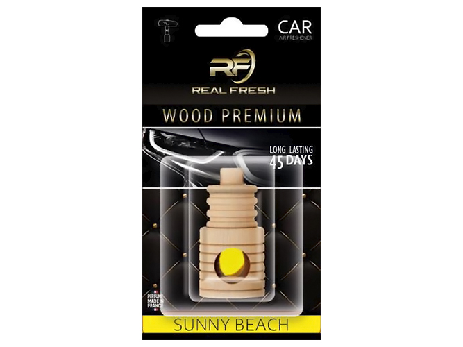 Освежитель воздуха жидкий Real Fresh Wood Premium, Sunny Beach, 5мл