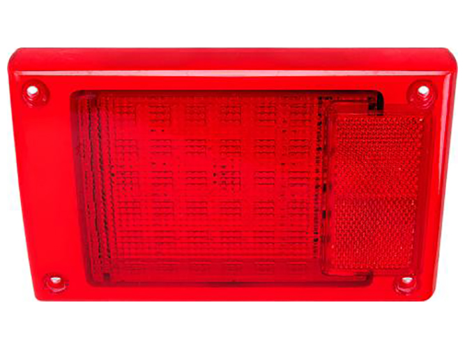 Ліхтар задній VX-707R 36LED, 12-24V, 190x120мм
