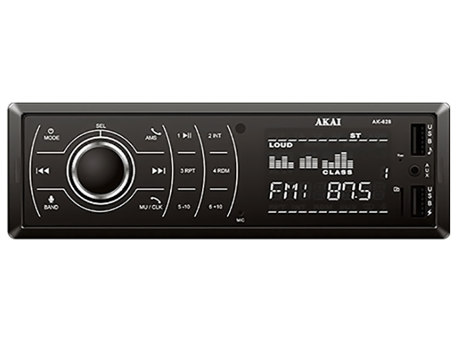 Бездисковый MP3/SD/USB/FM проигрыватель Akai, AK-628