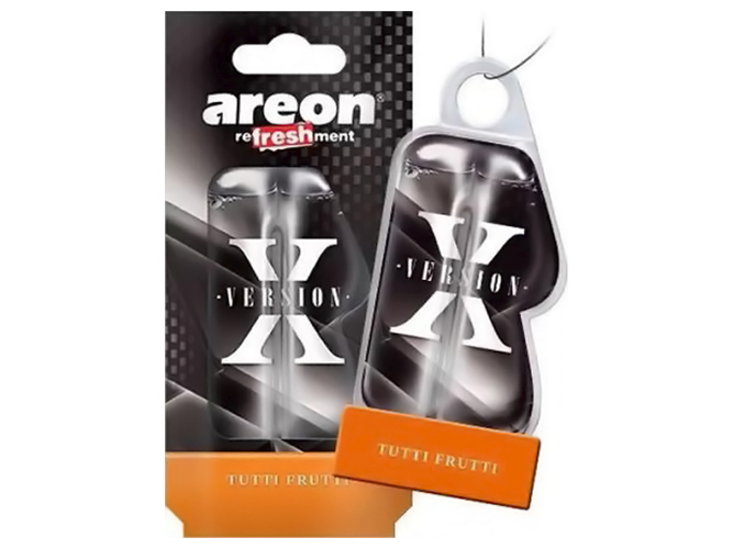 Освіжувач повітря рідкий лист Areon Liquid X-Version Tutti frutti, 8,5мл