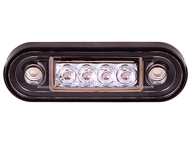 Повторювач габариту (палець подвійний) 4 LED 12, 24V червоний (TH-0012-red)