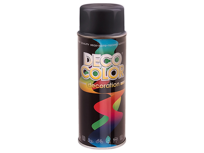 Фарба аерозольна Deco Color Decoration, антрацит, 400мл