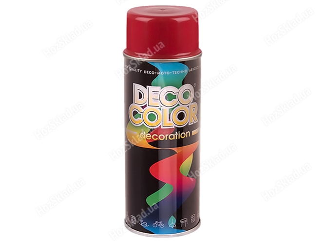 Краска аэрозольная Deco Color Decoration, пурпурно-красный, 400мл