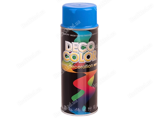 Краска аэрозольная Deco Color Decoration, синий, 400мл