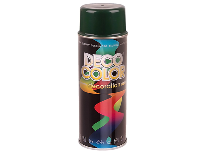 Фарба аерозольна Deco Color Decoration, темно-зелений, 400мл