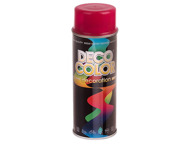 Краска аэрозольная Deco Color Decoration, тёмно-красный, 400мл