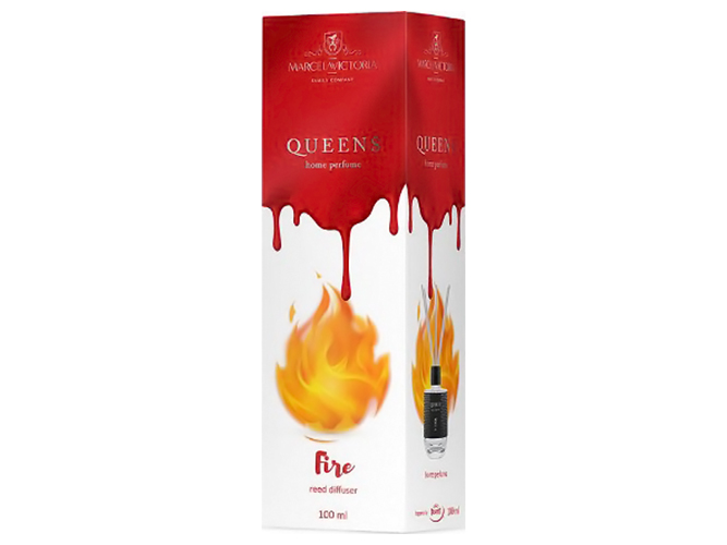 Ароматизатор рідкий для дому/офісу Tasotti Car & Home QUEENS White, Fire, 100мл