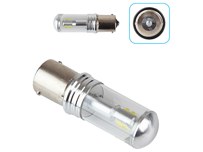 Лампа Pulso габаритная LED 1156 8SMD-3030, 12-24v, 2w, 80lm White (цена за 1шт) (LP-54326)