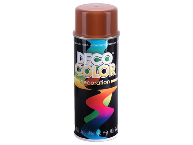 Фарба аерозольна Deco Color Decoration, коричневий, 400мл