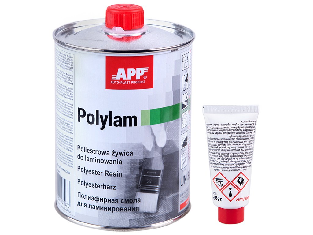 Смола (полиэстрова) для ламинирования APP Polylam из утв. 975г+25г (010801)