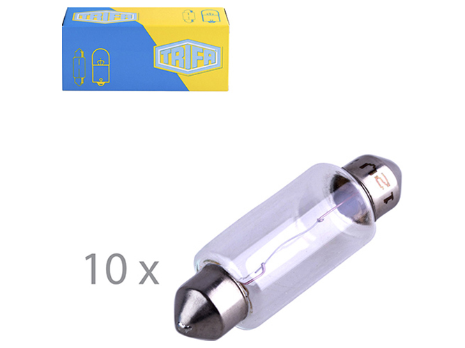 Лампа автомобільна Festoon Trifa 6V, 18W, SV 8,5-8, 15,5x41 (01230)