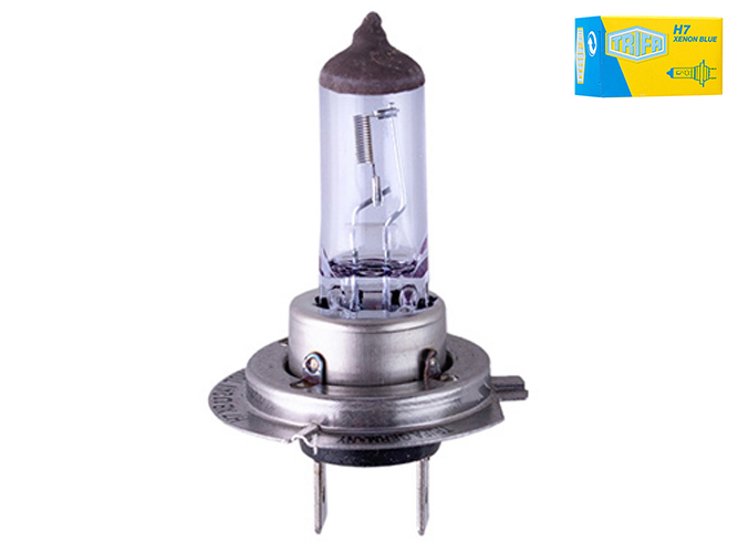 Лампа автомобильная галогенная для фары Trifa H7, 12V, 100W, цоколь PX26d (01608)