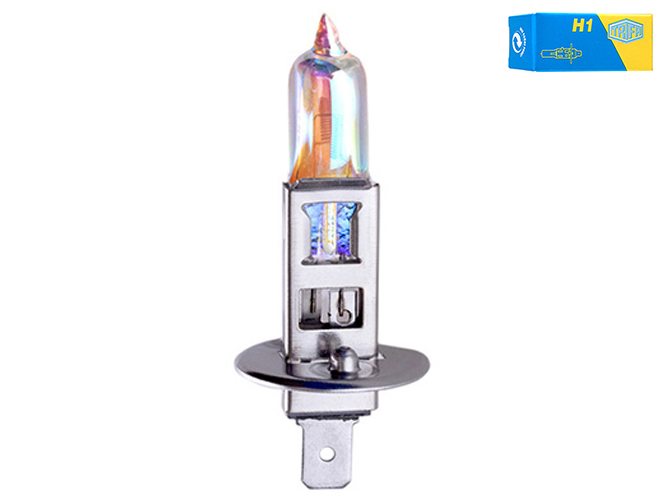 Лампа автомобільна галогенна для фари Trifa H1, 12V, 55W gold, цоколь P14,5s (91655)