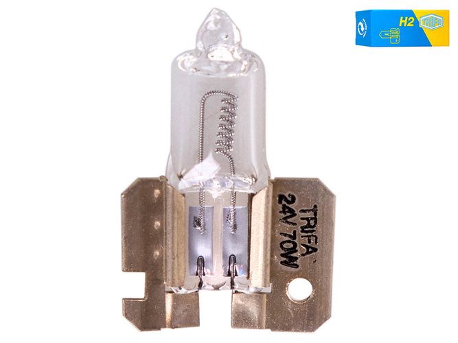 Лампа автомобільна галогенна для фари Trifa H2, 24V, 70W (01646)